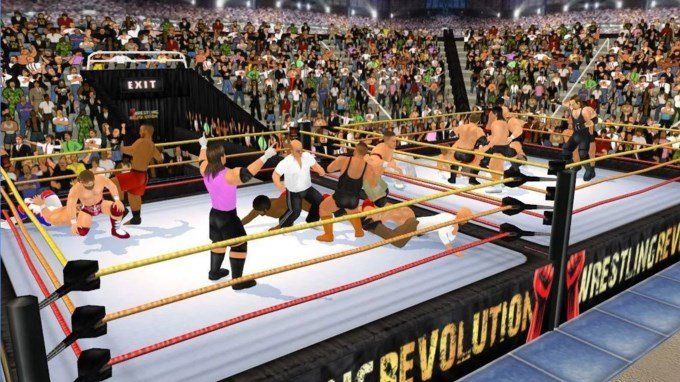 Cкачать игру Wrestling Revolution 3d на Андроид